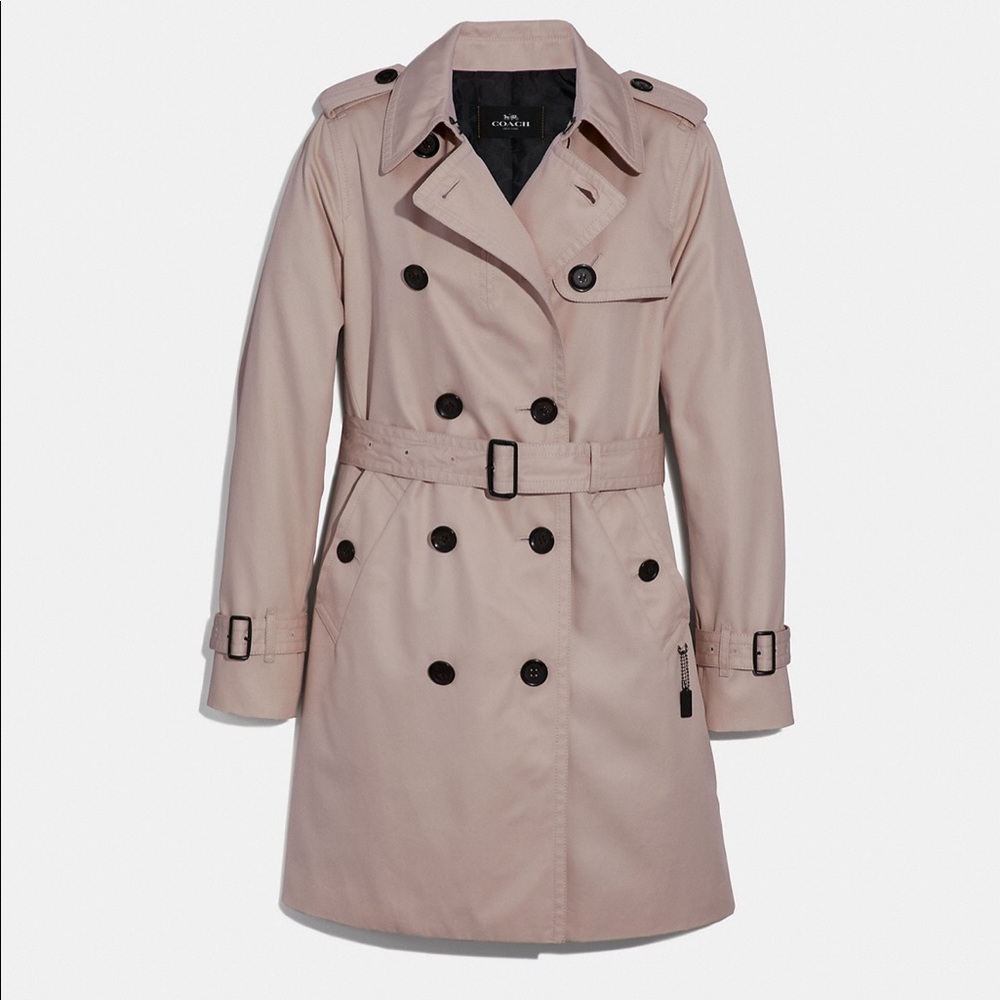 Coach Short Trench Coat